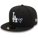 casquette-plate-noire-ajustee-59fifty-heart-icon-los-angeles-dodgers-mlb-new-era