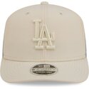 casquette-trucker-beige-9seventy-stretch-snap-color-pack-los-angeles-dodgers-mlb-new-era