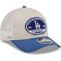 epci-curbata-papagal-snapback-9forty-m-crown-a-frame-fray-de-los-angeles-dodgers-mlb-de-new-era