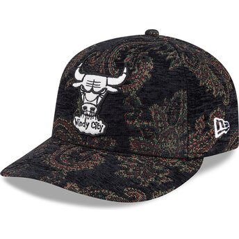 Șepci curbată papagal ajustat 59FIFTY Pre-Curved Jacquard Chenille de Chicago Bulls NBA de New Era