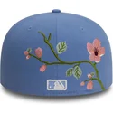 casquette-plate-bleue-ajustee-59fifty-floral-los-angeles-dodgers-mlb-new-era