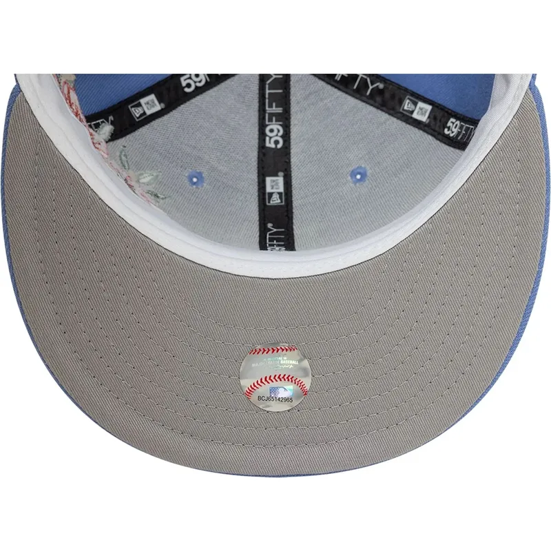 new-era-flat-brim-59fifty-floral-los-angeles-dodgers-mlb-blue-fitted-cap new-era-flat-brim-59fifty-floral-los-angeles-dodgers-mlb-blue-fitted-cap