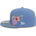epci-plata-albastru-fitted-59fifty-floral-de-los-angeles-dodgers-mlb-de-new-era