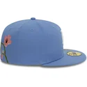 epci-plata-albastru-fitted-59fifty-floral-de-los-angeles-dodgers-mlb-de-new-era