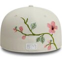casquette-plate-beige-ajustee-59fifty-floral-new-york-yankees-mlb-new-era