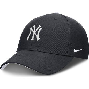 Șepci curbată bleumarin reglabilă pentru copii Dri-Fit Club Structured de New York Yankees MLB de Nike