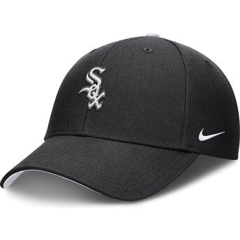Cap curbată black adjustable strap pentru copii Dri-Fit Club Structured de Chicago White Sox MLB de Nike