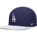 casquette-plate-bleue-et-blanche-snapback-pour-enfant-dri-fit-pro-structured-square-bill-los-angeles-dodgers-mlb-nike