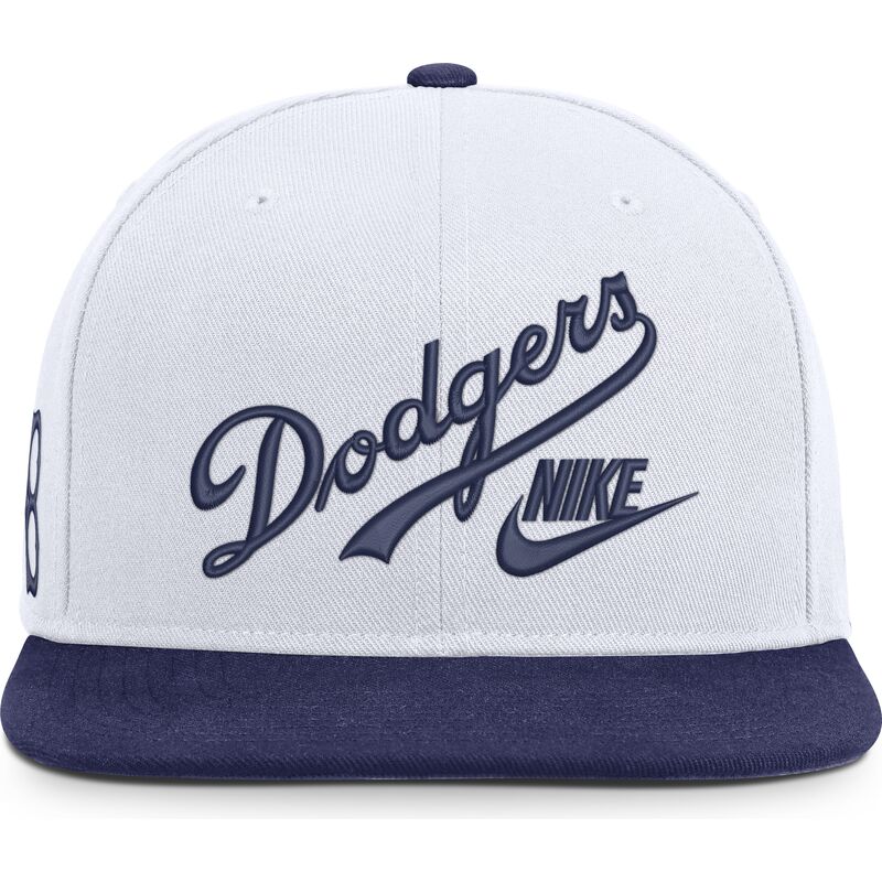 epci-plata-alb-snapback-cooperstown-dri-fit-pro-structured-square-bill-de-los-angeles-dodgers-mlb-de-nike