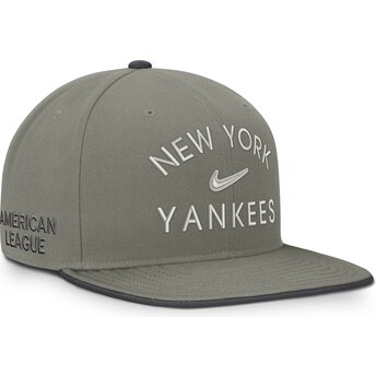 Cap plată green snapback Dri-Fit Pro Structured Square Bill de New York Yankees MLB de Nike
