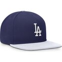 casquette-plate-bleue-et-blanche-snapback-nike-dri-fit-pro-structured-square-bill-los-angeles-dodgers-mlb-nike
