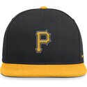 casquette-plate-noire-et-jaune-snapback-dri-fit-pro-structured-square-bill-pittsburgh-pirates-mlb-nike