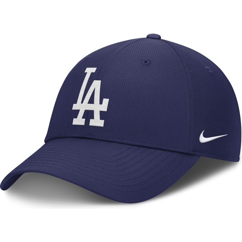 casquette-courbee-bleue-ajustable-club-structured-uv-poly-ripstop-los-angeles-dodgers-mlb-nike