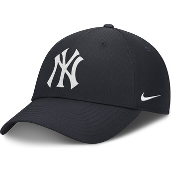 Șepci curbată bleumarin bandă reglabilă Club Structured UV Poly Ripstop de New York Yankees MLB de Nike