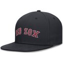 cap-plata-navy-blue-ajustada-dri-fit-true-structured-round-bill-de-boston-red-sox-mlb-de-nike