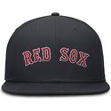 cap-plata-navy-blue-ajustada-dri-fit-true-structured-round-bill-de-boston-red-sox-mlb-de-nike