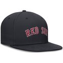 cap-plata-navy-blue-ajustada-dri-fit-true-structured-round-bill-de-boston-red-sox-mlb-de-nike