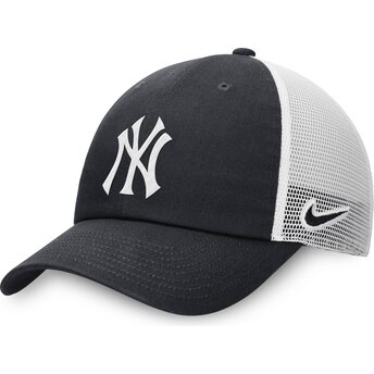Șepci curbată bleumarin reglabilă Club Unstructured de New York Yankees MLB de Nike
