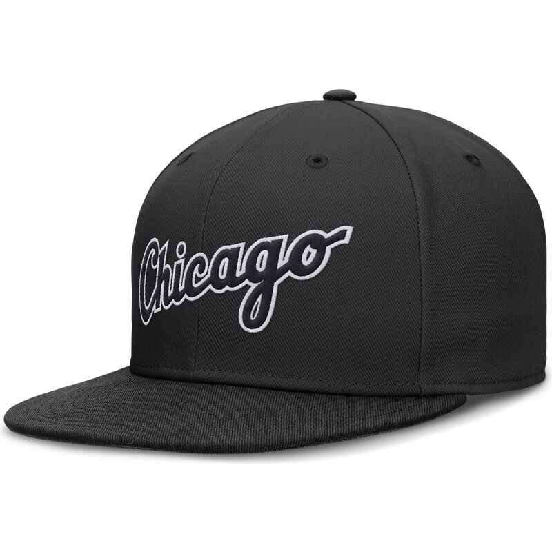 epci-plata-negru-fitted-dri-fit-true-structured-round-bill-de-chicago-white-sox-mlb-de-nike