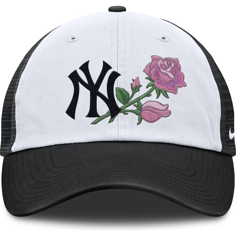 casquette-trucker-noire-et-blanche-ajustable-mothers-day-club-unstructured-new-york-yankees-mlb-nike casquette-trucker-noire-et-blanche-ajustable-mothers-day-club-unstructured-new-york-yankees-mlb-nike