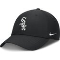 casquette-courbee-noire-ajustable-club-structured-uv-poly-ripstop-chicago-white-sox-mlb-nike