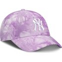 cap-curbata-violet-adjustable-strap-mothers-day-club-unstructured-organic-cotton-de-new-york-yankees-mlb-de-nike