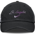 cap-curbata-black-adjustable-strap-mothers-day-club-unstructured-organic-cotton-de-los-angeles-dodgers-mlb-de-nike