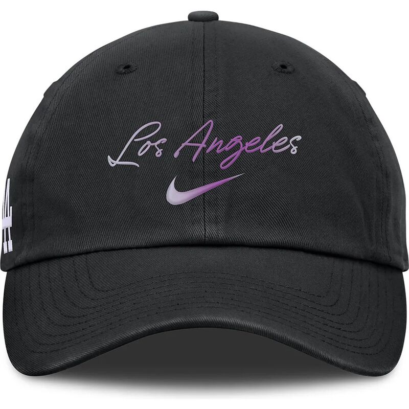 cap-curbata-black-adjustable-strap-mothers-day-club-unstructured-organic-cotton-de-los-angeles-dodgers-mlb-de-nike