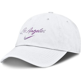 Nike Curved Brim Mothers Day Club Unstructured Organic Cotton Los Angeles Dodgers MLB White Adjustable Cap
