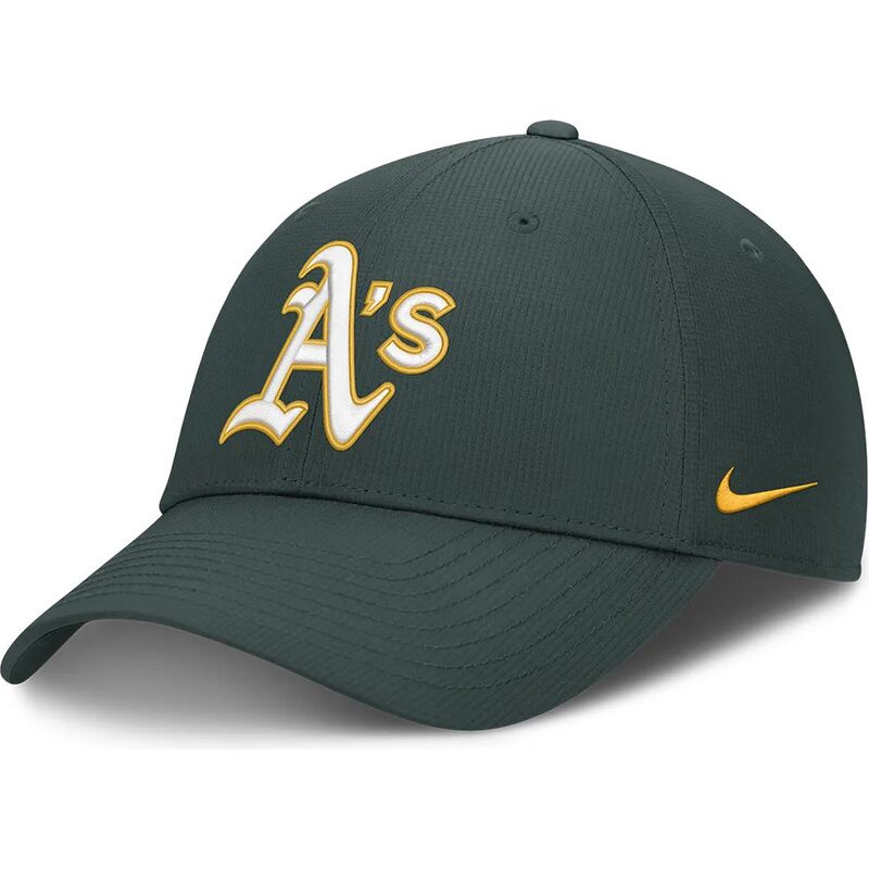 cap-curbata-green-adjustable-strap-club-structured-uv-poly-ripstop-de-oakland-athletics-mlb-de-nike