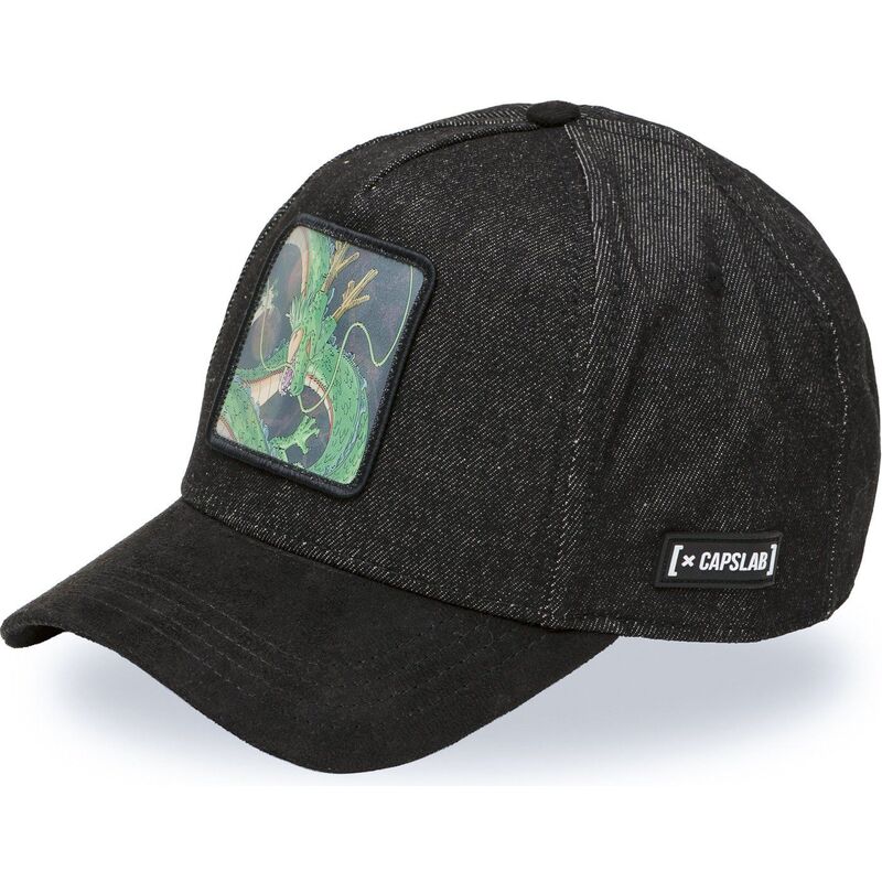 cap-curbata-black-snapback-shenron-dragon-ball-de-capslab