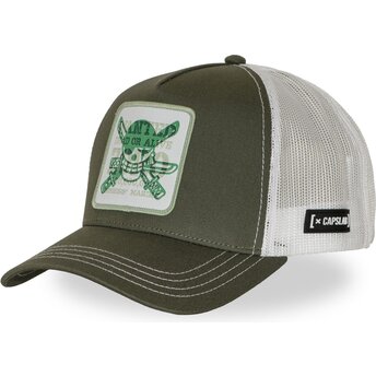 Cap curbată green snapback Roronoa Zoro One Piece de Capslab
