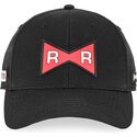 capslab-red-ribbon-army-db7-redb-dragon-ball-black-adjustable-trucker-hat