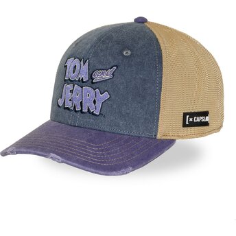 Casquette trucker multicolore Tom et Jerry TAJ8 TAJB Looney Tunes Capslab