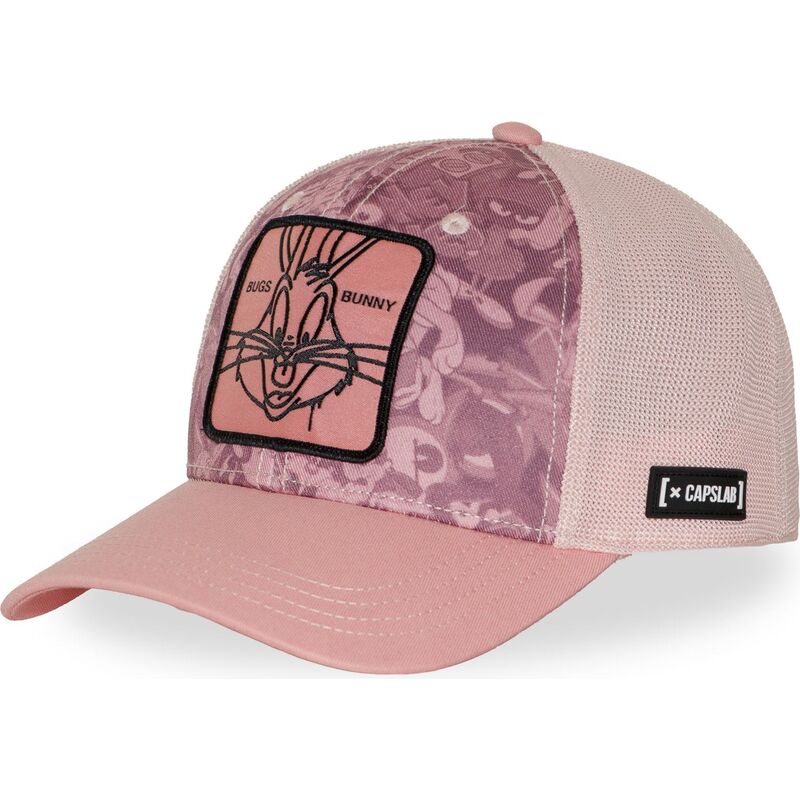 casquette-trucker-rose-bugs-bunny-loo13-pcbbunb-looney-tunes-capslab