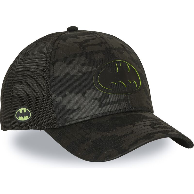 capslab-batman-dc11-logb-dc-comics-camouflage-and-black-trucker-hat capslab-batman-dc11-logb-dc-comics-camouflage-and-black-trucker-hat