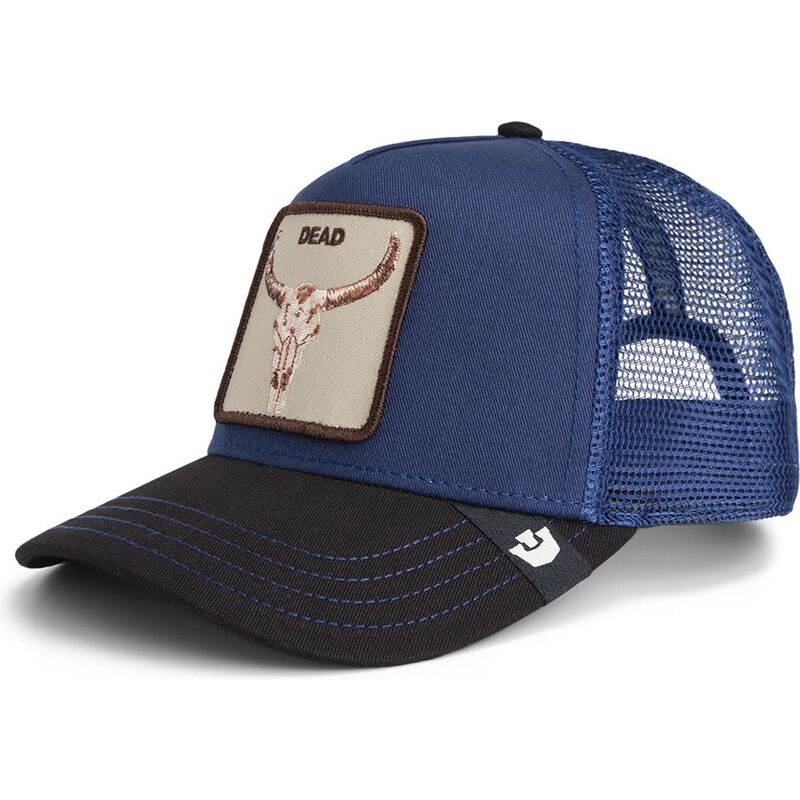 epci-curbata-papagal-snapback-two-tone-skull-grit-the-farm-de-goorin-bros