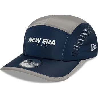 Șepci curbată 5 panouri bleumarin reglabilă Runner Colour Block de New Era
