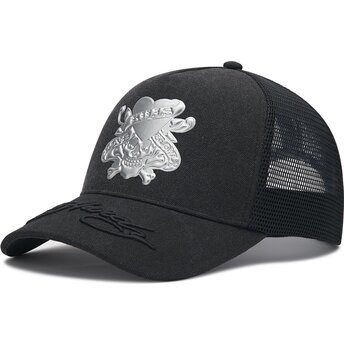 Șepci curbată negru snapback Love Kills Slowly Washed de Ed Hardy