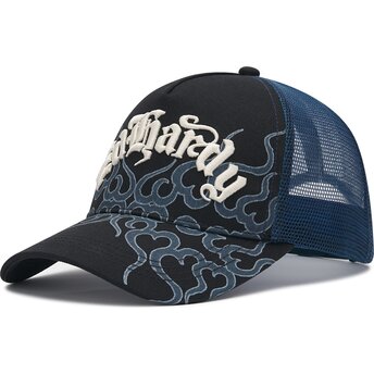Șepci curbată negru snapback Flaming de Ed Hardy