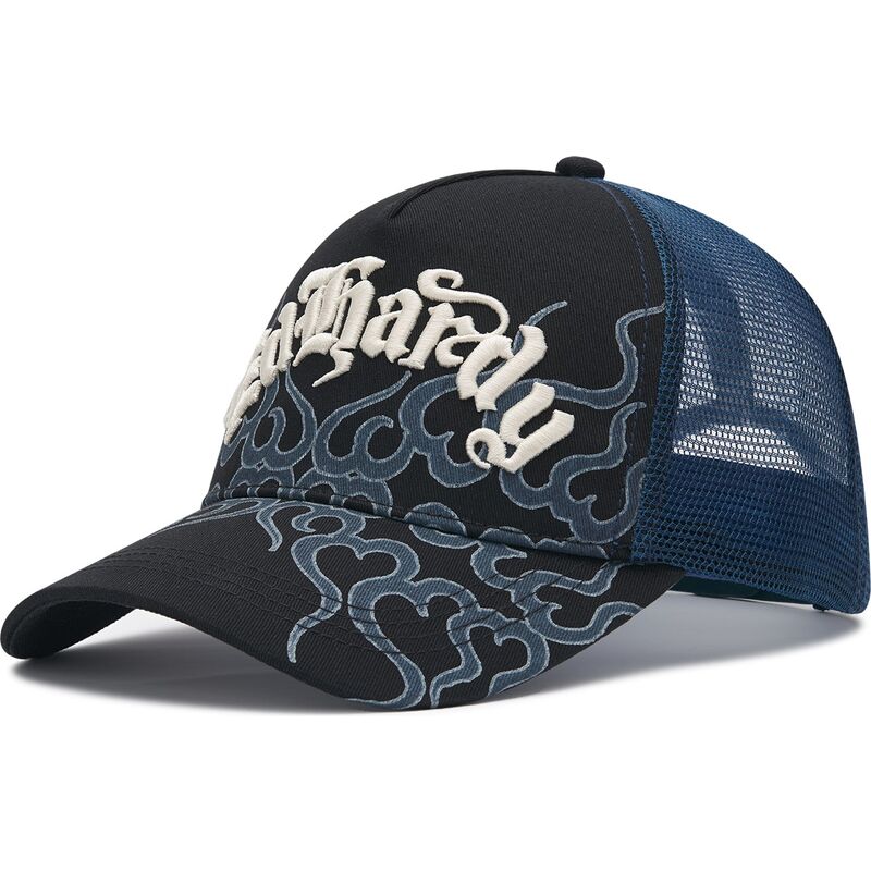 epci-curbata-negru-snapback-flaming-de-ed-hardy