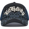 epci-curbata-negru-snapback-flaming-de-ed-hardy