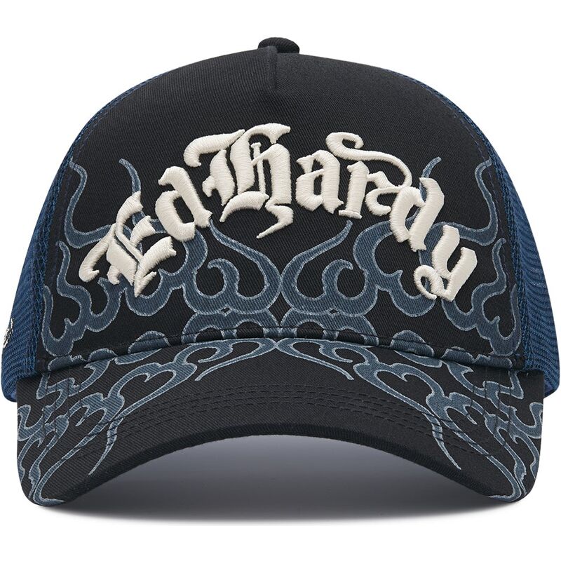 epci-curbata-negru-snapback-flaming-de-ed-hardy