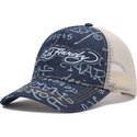 epci-curbata-bleumarin-snapback-don-denim-de-ed-hardy