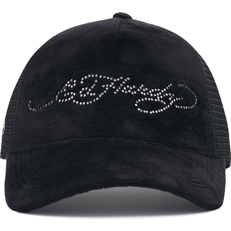 epci-curbata-negru-snapback-core-silver-diamante-velour-de-ed-hardy