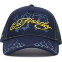 epci-curbata-bleumarin-snapback-1971-de-ed-hardy