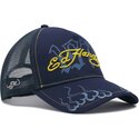 epci-curbata-bleumarin-snapback-1971-de-ed-hardy