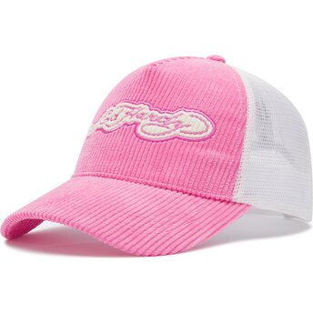 Șepci curbată roz snapback Embroidery Applique Cord de Ed Hardy