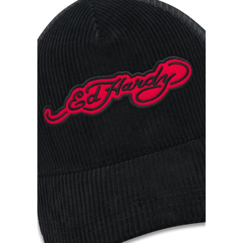 epci-curbata-negru-snapback-embroidery-applique-cord-de-ed-hardy
