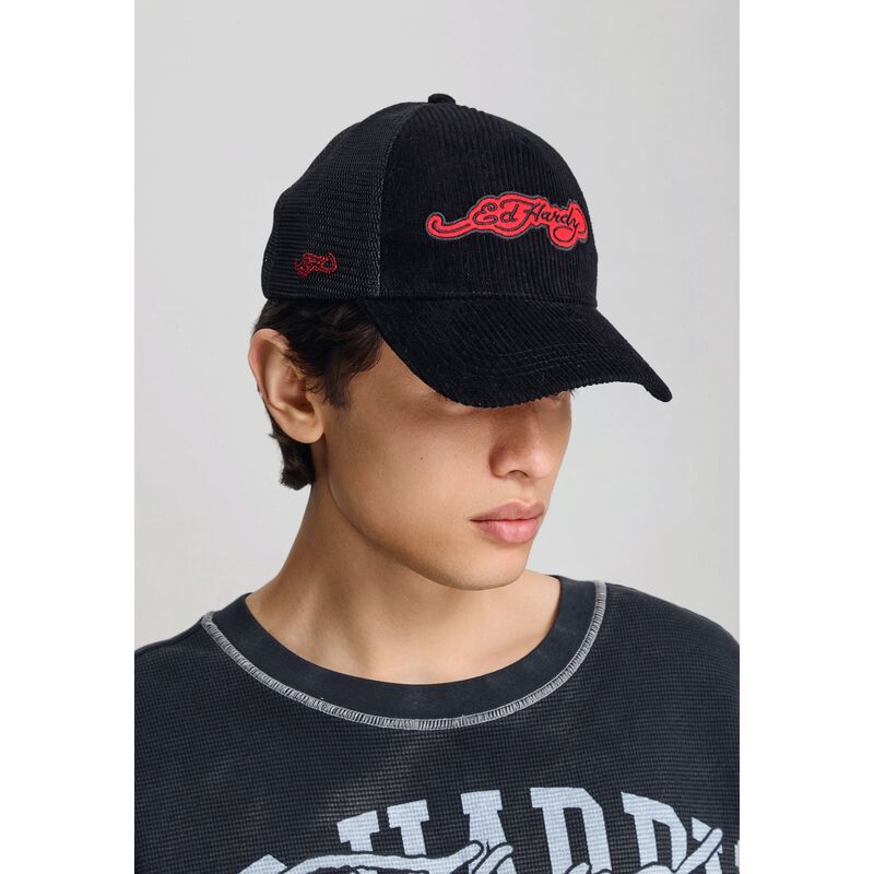 epci-curbata-negru-snapback-embroidery-applique-cord-de-ed-hardy